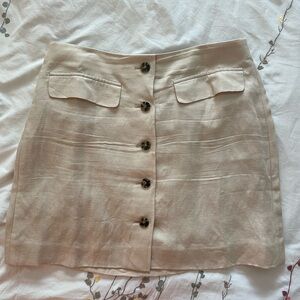 J. Crew linen skirt